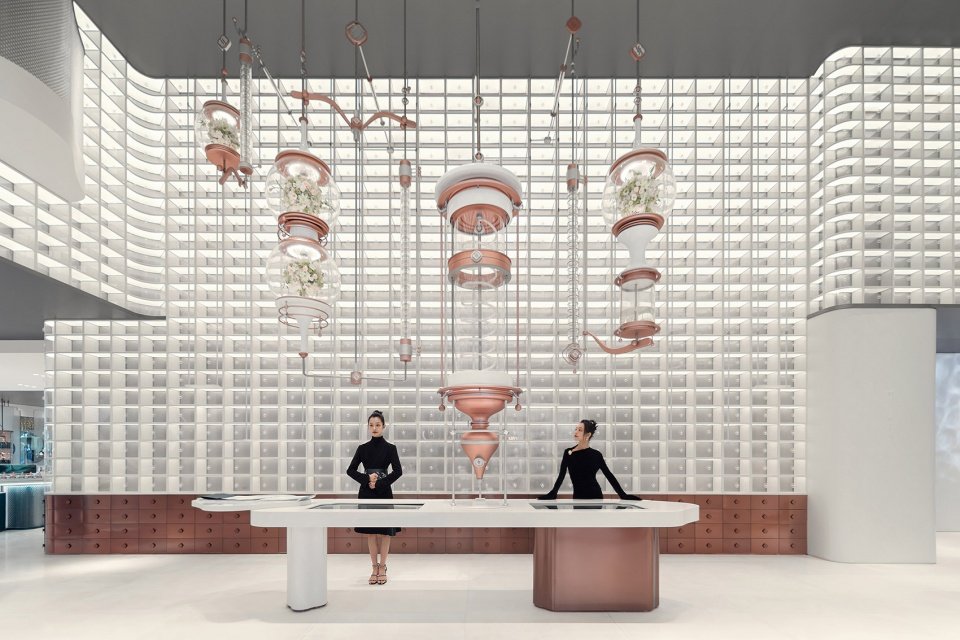 花西子「隐园」全球首家线下旗舰店,杭州 / 立品设计 花西子「隐园」全球首家线下旗舰店,杭州 / 立品设计