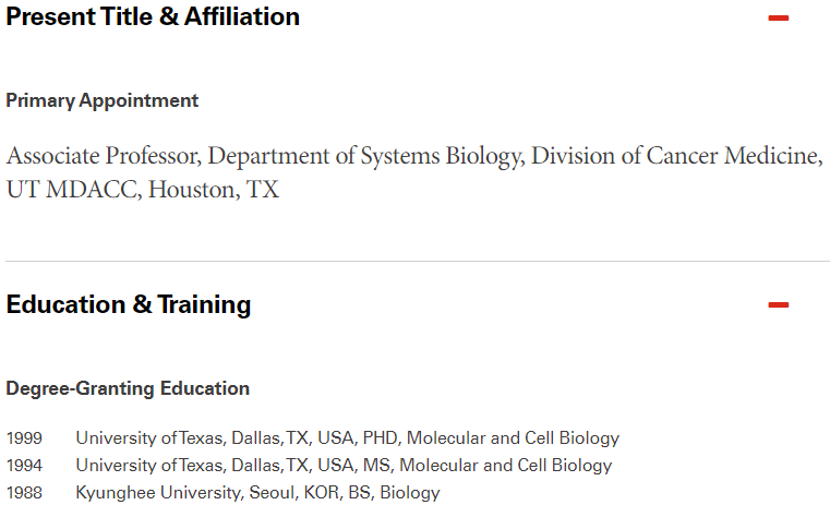 著名韩国癌症研究科学家 Ju-Seog Lee 多篇论文涉嫌学术不端