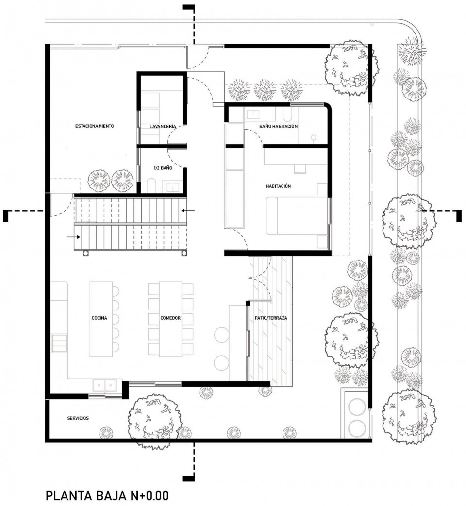 Casa Estudiantes 大学校舍，墨西哥 / Brutal Taller de Arquitectura