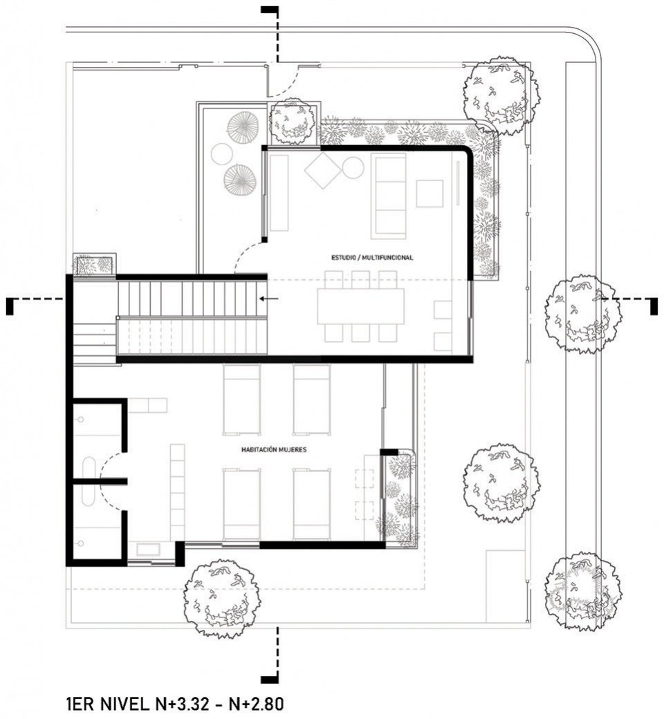Casa Estudiantes 大学校舍，墨西哥 / Brutal Taller de Arquitectura