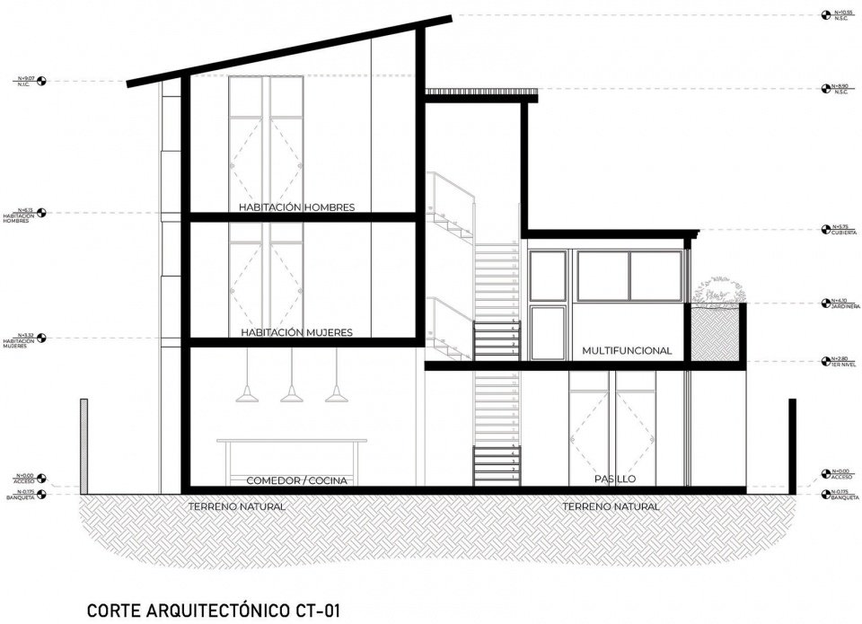 Casa Estudiantes 大学校舍，墨西哥 / Brutal Taller de Arquitectura