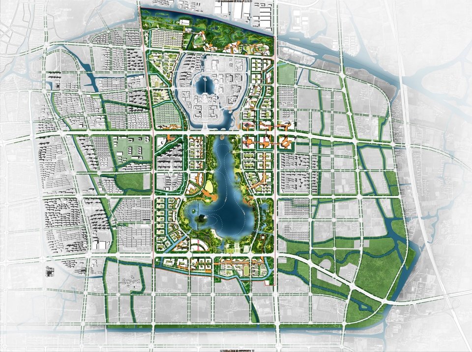 海宁浙江大学国际校区北侧办公园区 / 奥雅设计