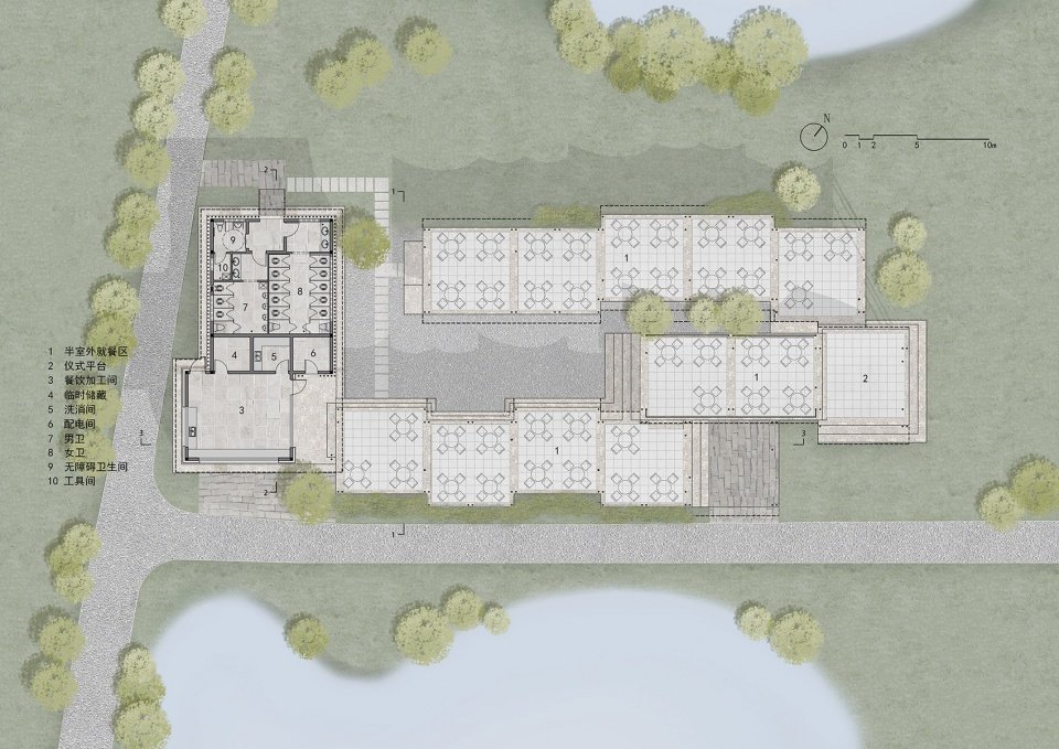 径山花海帐亭，杭州 / 浙江农林大学园林设计院 + 东维建筑