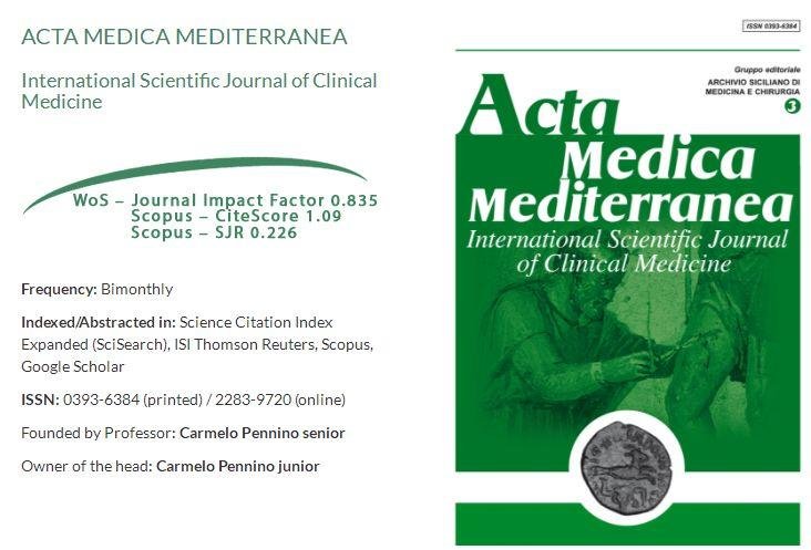 ACTA MEDICA MEDITERRANEA 撤回 17 篇文章 3 位编委会成员被开除