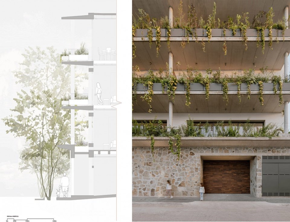 Hacienda Santa Bárbara 107 公寓，墨西哥 / Cuartopiso + Barragán Arquitectos