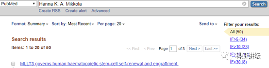 Hanna K. A. Mikkola 教授一半的文章发表在高分期刊上