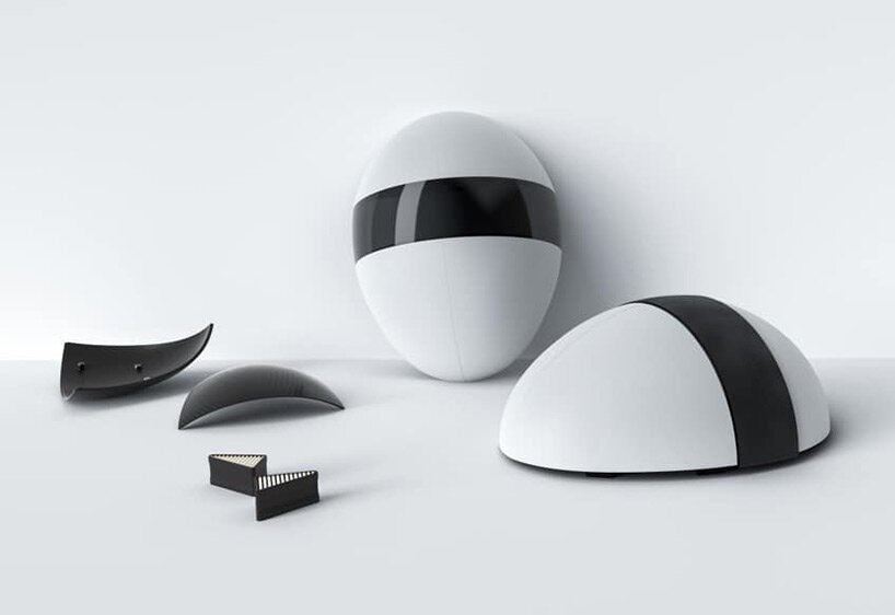 BLANC is a full-face modular mask designed for protection and privacy