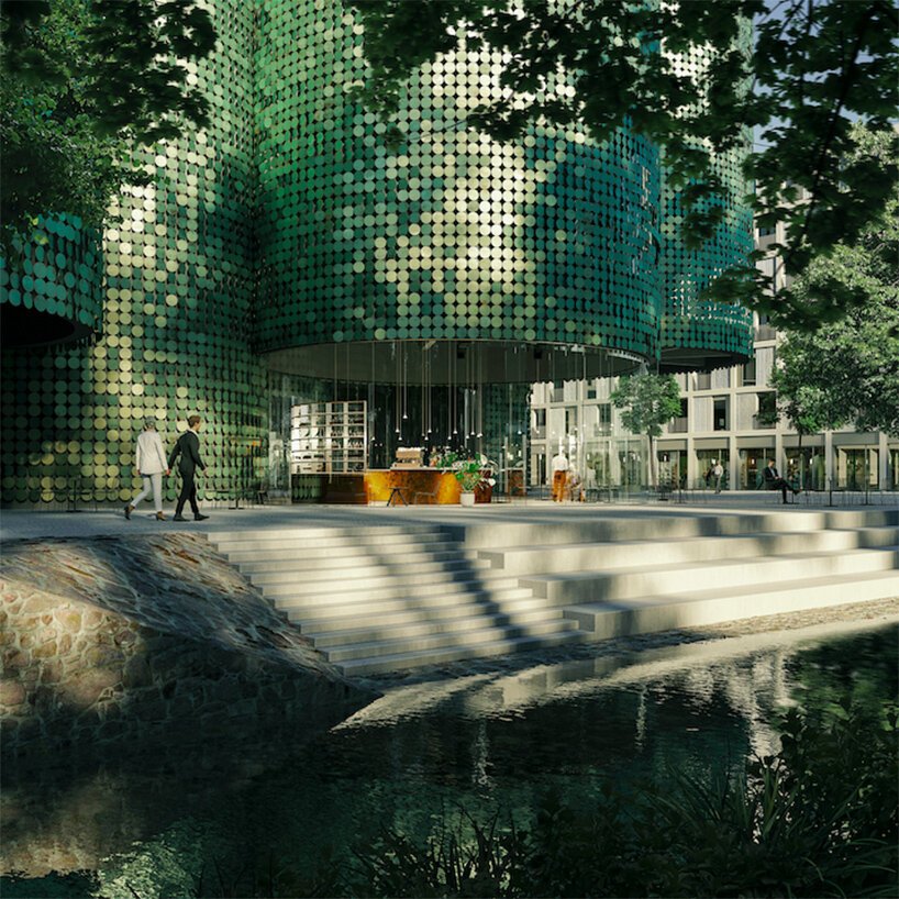 闪闪发光的铜质立面包裹着这座由 CHYBIK + KRISTOF 设计的私人艺术画廊 闪闪发光的铜质立面包裹着这座由 CHYBIK + KRISTOF 设计的私人艺术画廊