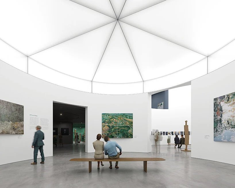 闪闪发光的铜质立面包裹着这座由 CHYBIK + KRISTOF 设计的私人艺术画廊 闪闪发光的铜质立面包裹着这座由 CHYBIK + KRISTOF 设计的私人艺术画廊