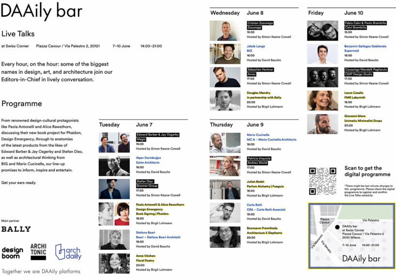 2022 年米兰设计周期间，DAAily 酒吧热闹非凡