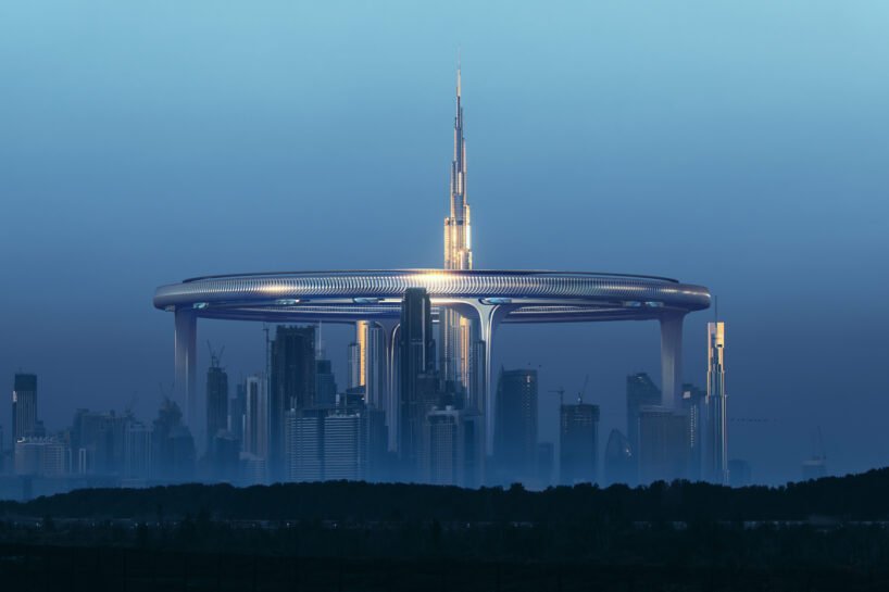 ZNera space 设想悬浮在迪拜上空 550 米的“市中心圈”大都市 ZNera space 设想悬浮在迪拜上空 550 米的“市中心圈”大都市