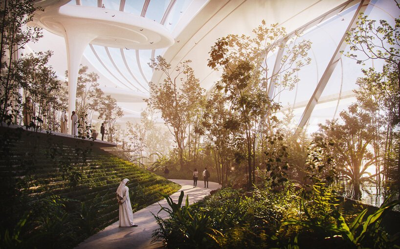 ZNera space 设想悬浮在迪拜上空 550 米的“市中心圈”大都市 ZNera space 设想悬浮在迪拜上空 550 米的“市中心圈”大都市