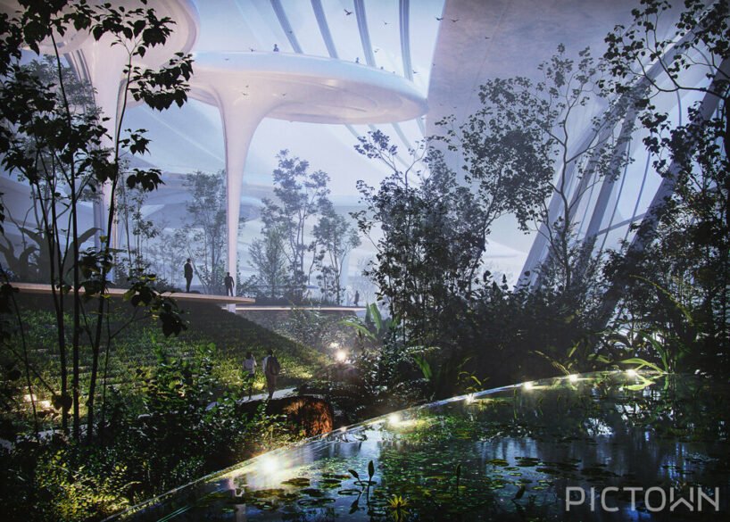 ZNera space 设想悬浮在迪拜上空 550 米的“市中心圈”大都市 ZNera space 设想悬浮在迪拜上空 550 米的“市中心圈”大都市