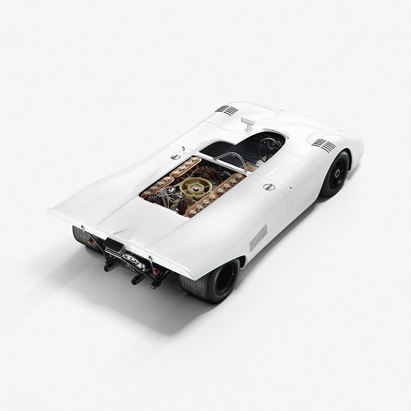 创意工作室 INK 以幽灵般的极简主义重新构想保时捷 917 原型