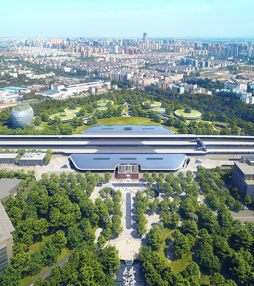 MAD 建筑事务所公布了嘉兴“森林火车站”的计划