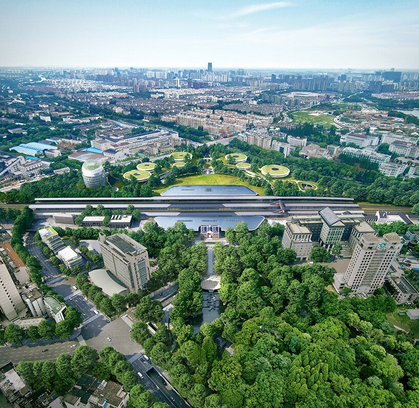 MAD 建筑事务所公布了嘉兴“森林火车站”的计划