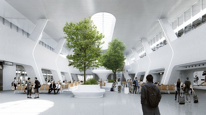 MAD 建筑事务所公布了嘉兴“森林火车站”的计划