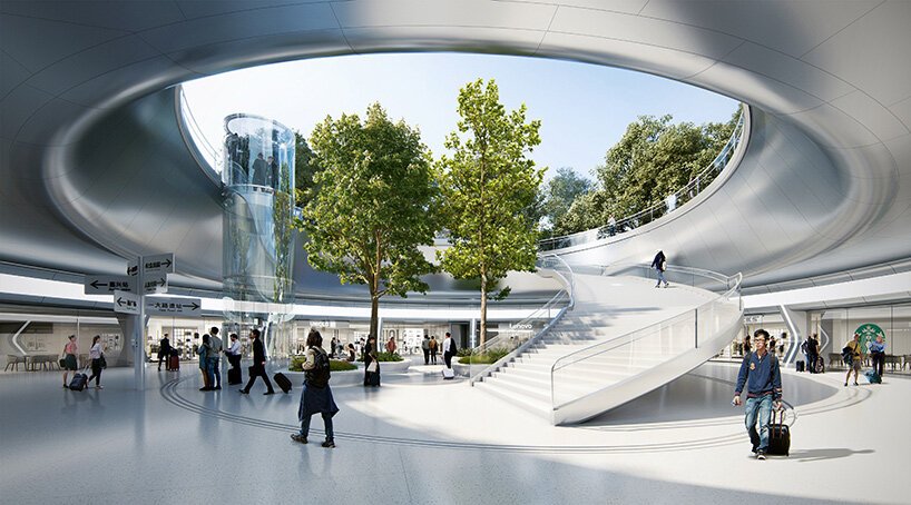MAD 建筑事务所公布了嘉兴“森林火车站”的计划