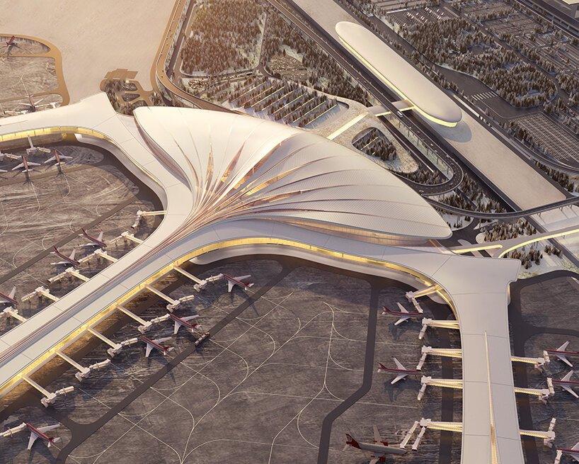 MAD 建筑事务所公布长春机场有机航站楼设计 MAD 建筑事务所公布长春机场有机航站楼设计