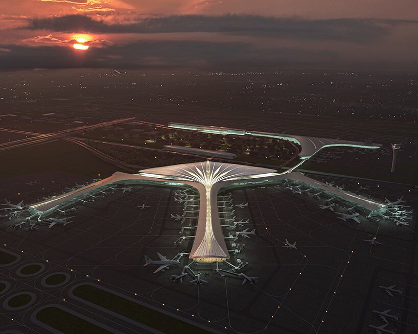 MAD 建筑事务所公布长春机场有机航站楼设计 MAD 建筑事务所公布长春机场有机航站楼设计