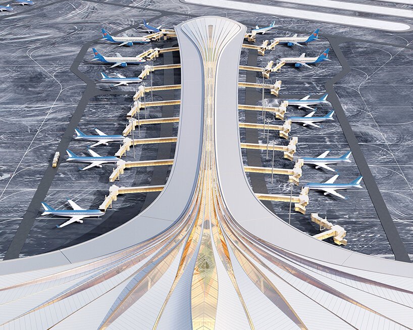 MAD 建筑事务所公布长春机场有机航站楼设计 MAD 建筑事务所公布长春机场有机航站楼设计