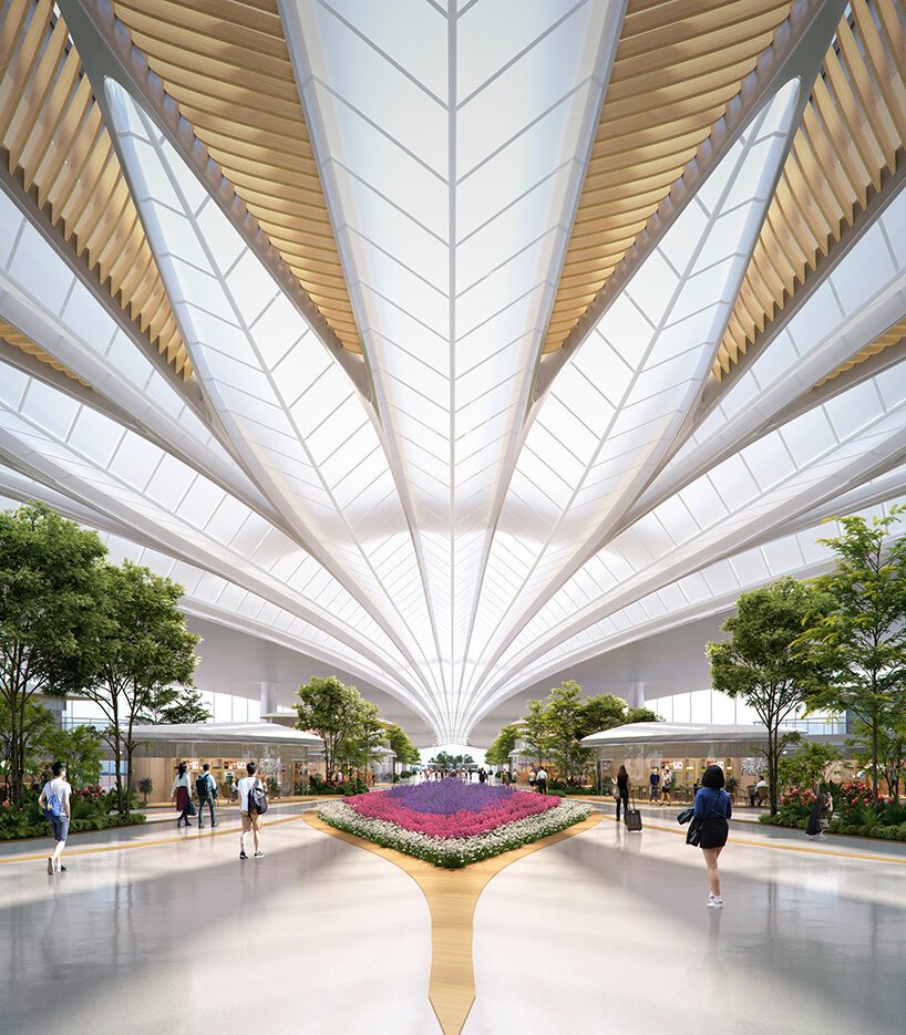 MAD 建筑事务所公布长春机场有机航站楼设计 MAD 建筑事务所公布长春机场有机航站楼设计