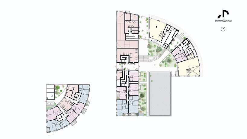 MVRDV 将住宅区塑造为法国雷恩的地质结构 MVRDV 将住宅区塑造为法国雷恩的地质结构