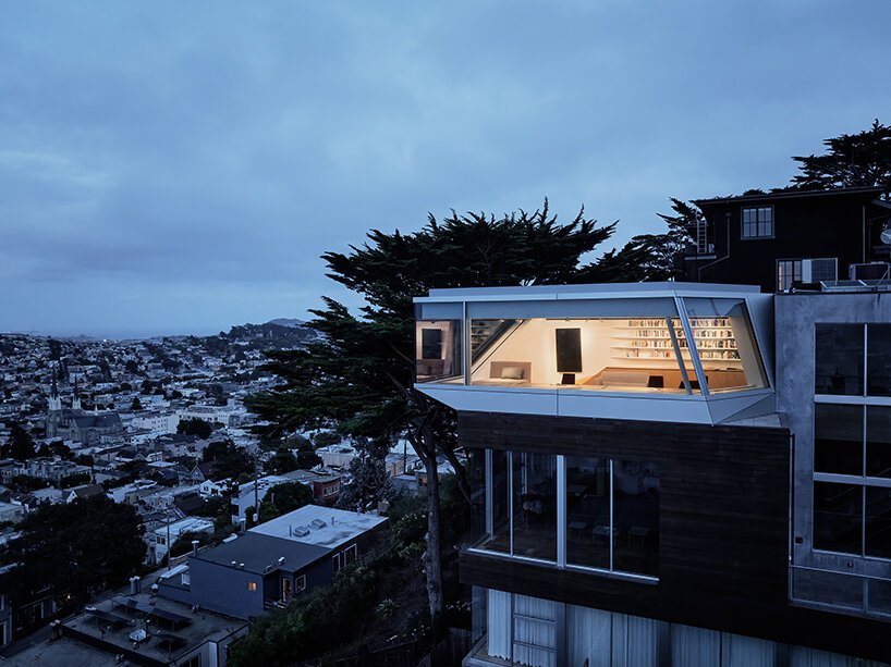 hovering above san francisco, this home office by OPA invites deep reflection and clarity
