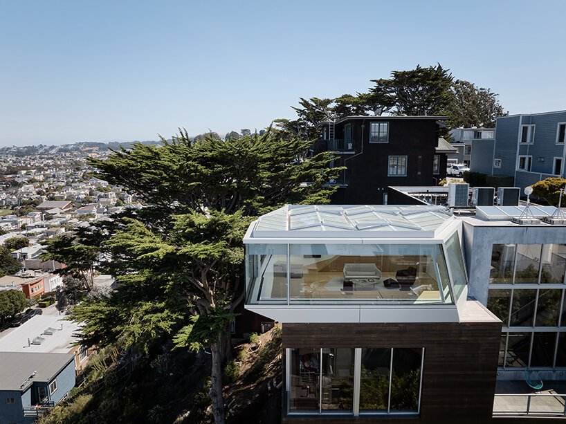 hovering above san francisco, this home office by OPA invites deep reflection and clarity