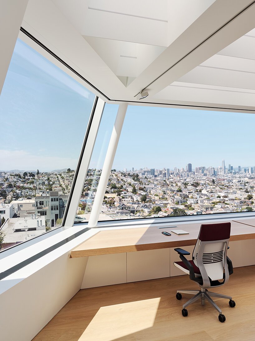 hovering above san francisco, this home office by OPA invites deep reflection and clarity