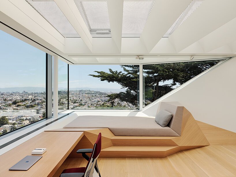hovering above san francisco, this home office by OPA invites deep reflection and clarity
