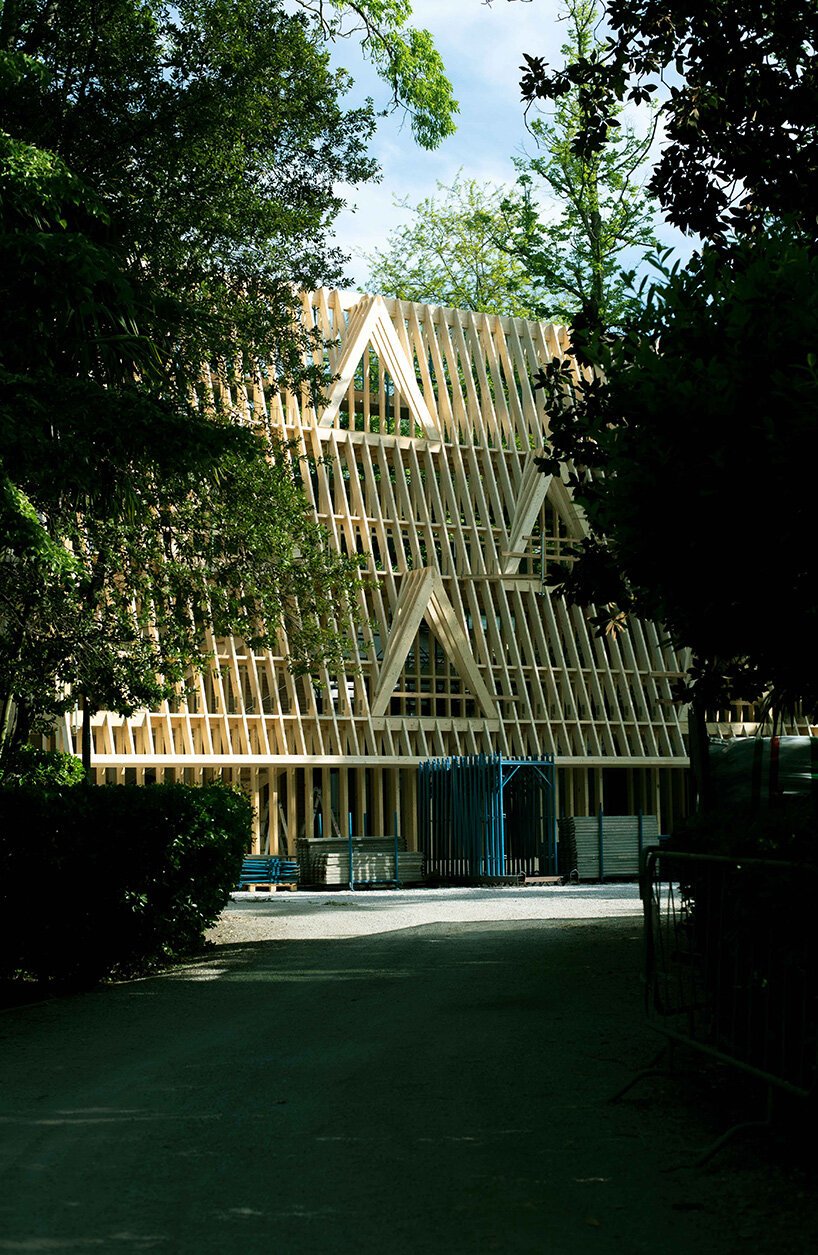 U.S. pavilion american framing