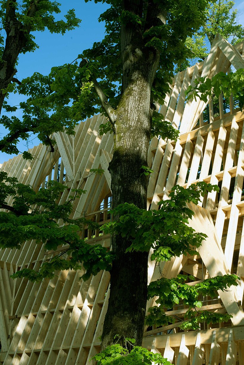 U.S. pavilion american framing