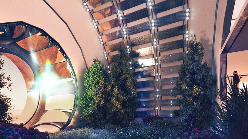 火星上第一个自给自足且可持续发展的城市可容纳一百万人