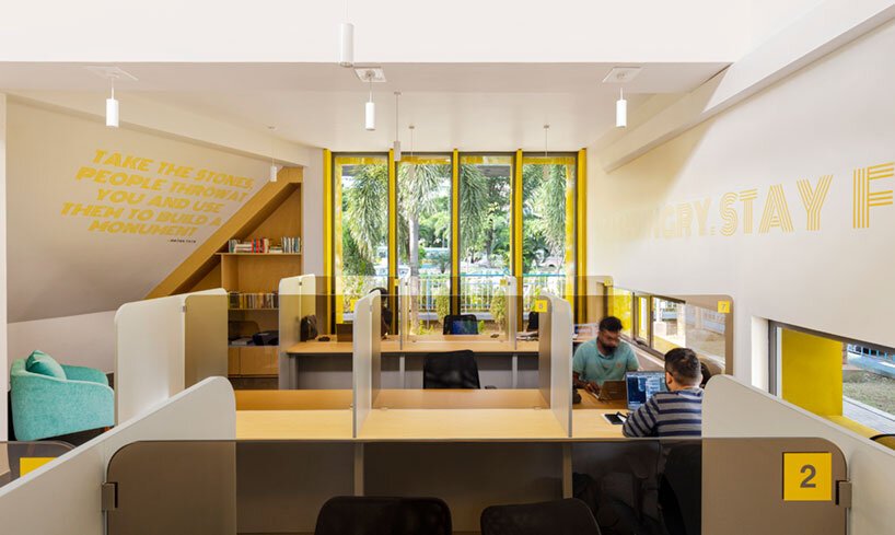 abin 设计工作室为没有家庭办公室的远程工作者提供 happyworks