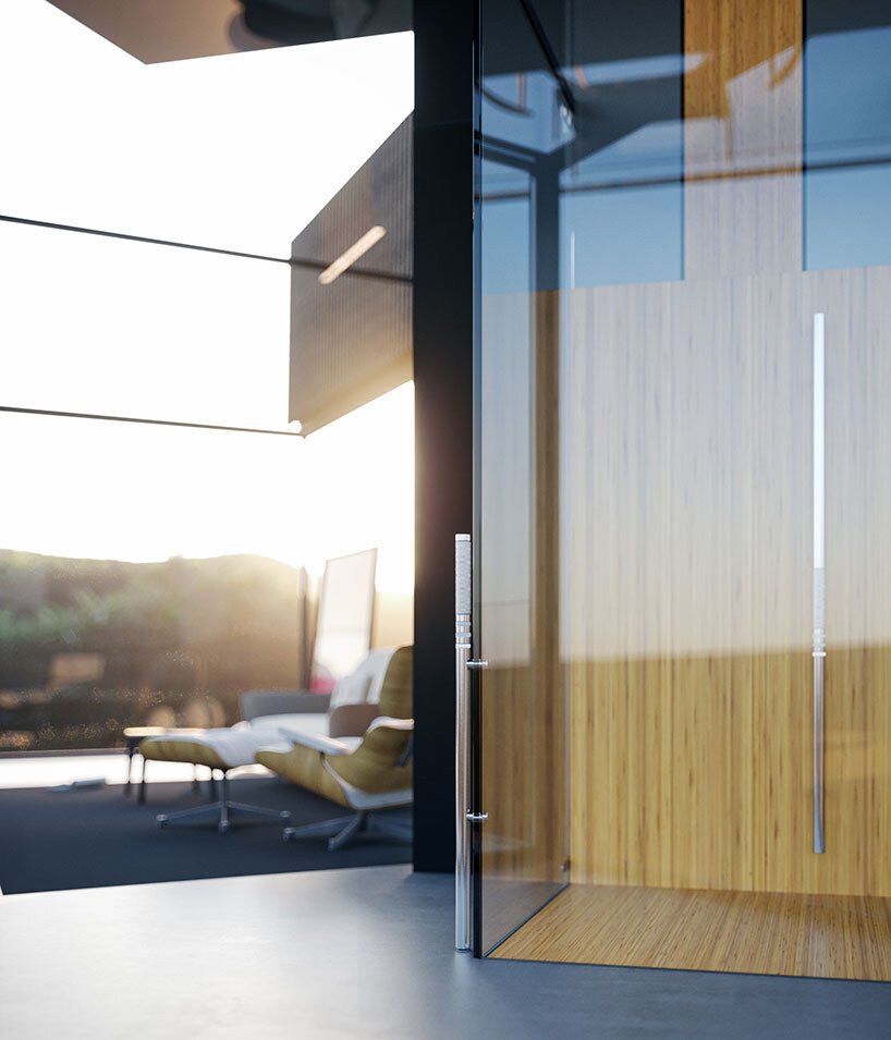 阿德里亚诺设计的螺旋玻璃电梯从中国的稻田回家