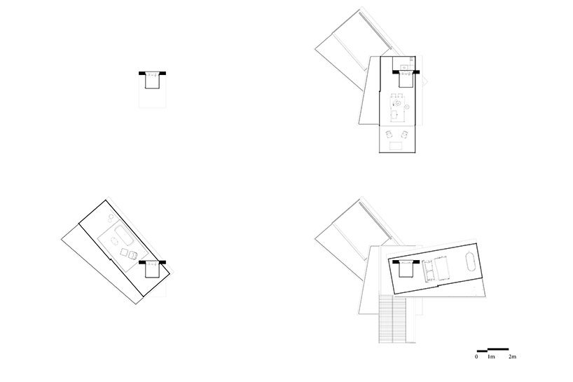 阿德里亚诺设计的螺旋玻璃电梯从中国的稻田回家