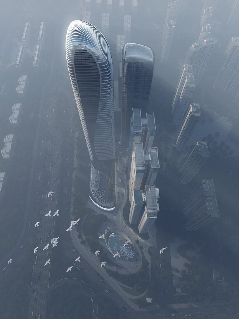 Aedas 设想采用柔软、流畅的几何形状来设计湛江云海大厦 Aedas 设想采用柔软、流畅的几何形状来设计湛江云海大厦