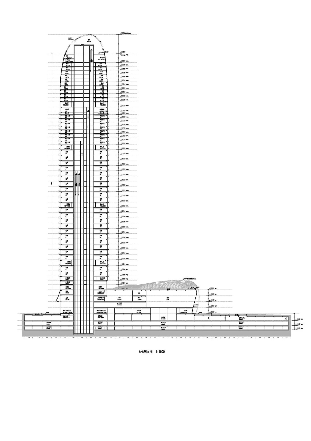 Aedas 设想采用柔软、流畅的几何形状来设计湛江云海大厦 Aedas 设想采用柔软、流畅的几何形状来设计湛江云海大厦