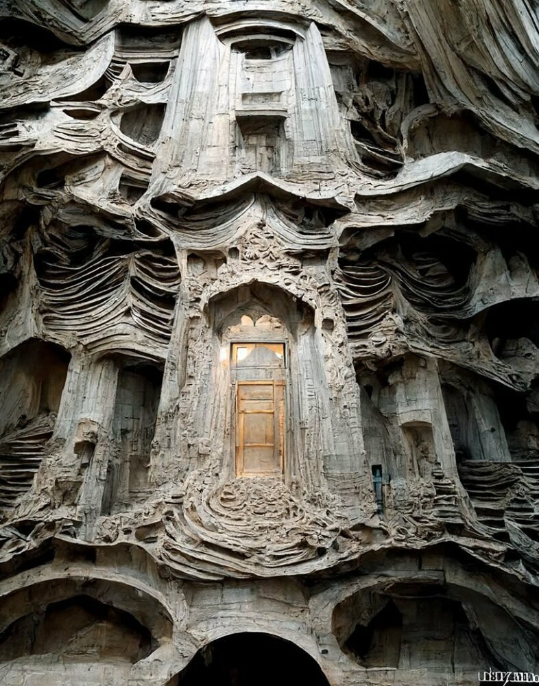 人工智能对巴洛克建筑的探索设想了由丝绸和石头制成的复杂立面 人工智能对巴洛克建筑的探索设想了由丝绸和石头制成的复杂立面