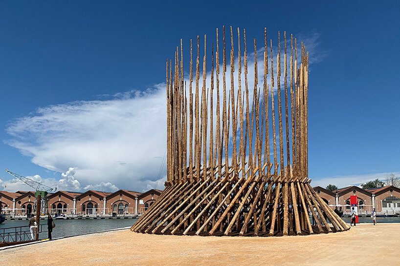 interview: alejandro aravena creates a timber space for discussion at the venice architecture biennale