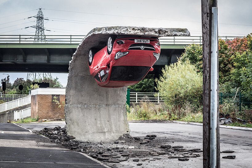 unzipping the ordinary: alex chinneck on bending reality through art, awe, and accessible experiences