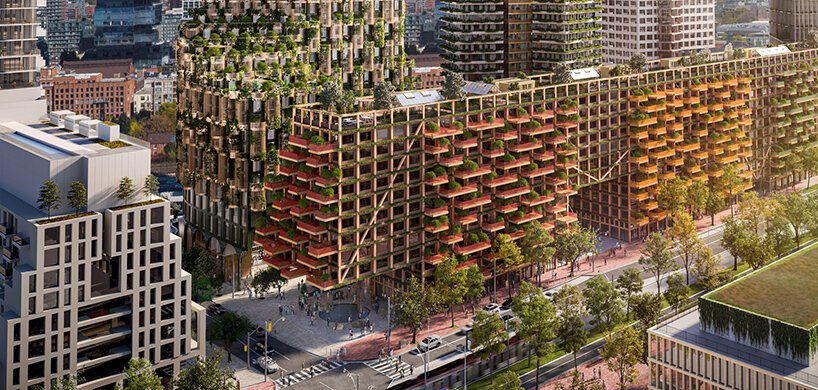 多伦多码头滨水区将迎来阿贾耶建筑事务所设计的大型木结构住宅