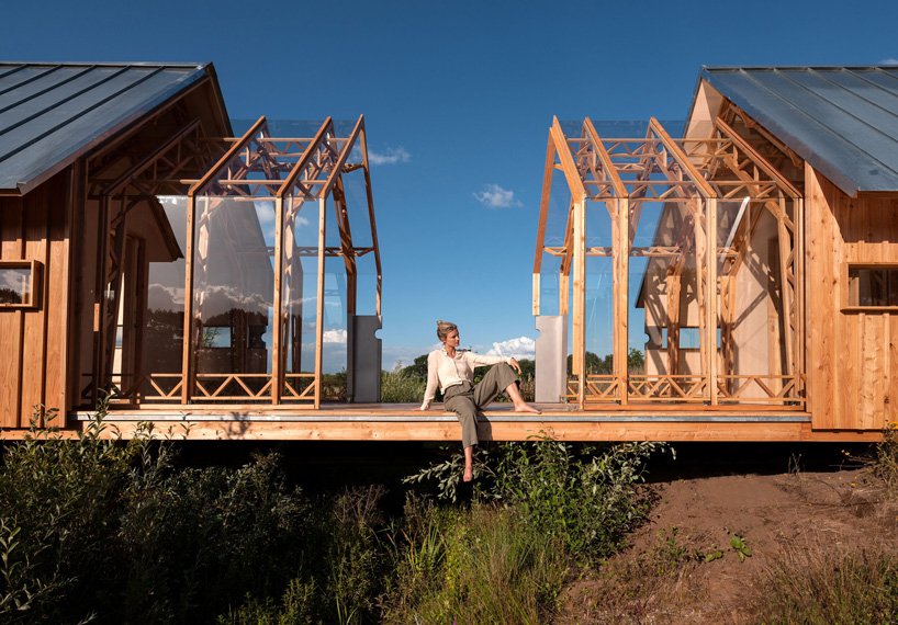 Caspar Schols 设计的 ANNA 小屋可以滑开,向大自然开放 Caspar Schols 设计的 ANNA 小屋可以滑开,向大自然开放