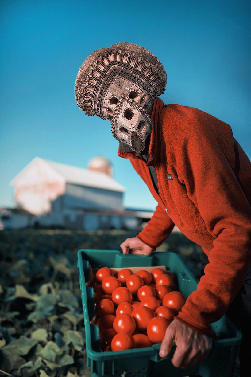 ehsan kazerooni 设想了半人类、半建筑的混合生物