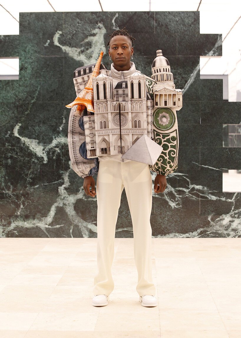 virgil abloh 为路易威登 2021 秋冬男装秀设计可穿戴城市景观夹克 virgil abloh 为路易威登 2021 秋冬男装秀设计可穿戴城市景观夹克