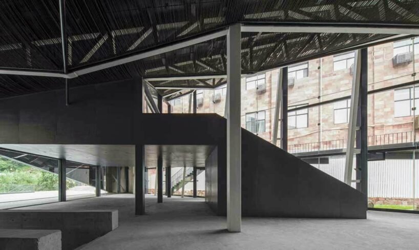 taihang xinyu art museum organically grows out of its rugged topography in rural china
