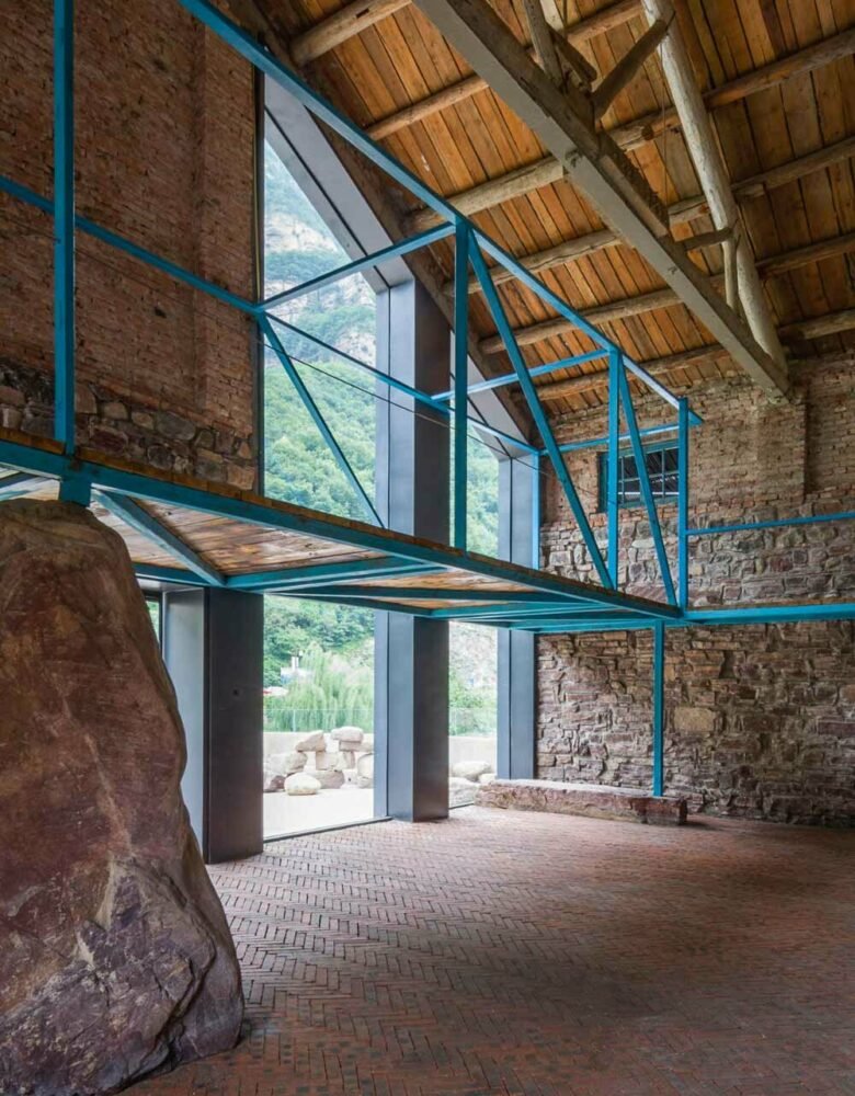 taihang xinyu art museum organically grows out of its rugged topography in rural china
