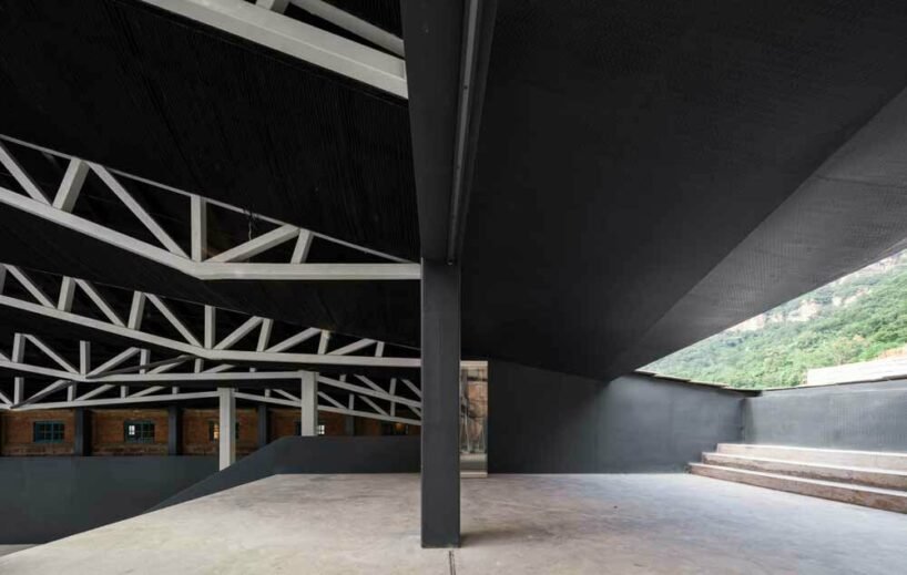 taihang xinyu art museum organically grows out of its rugged topography in rural china