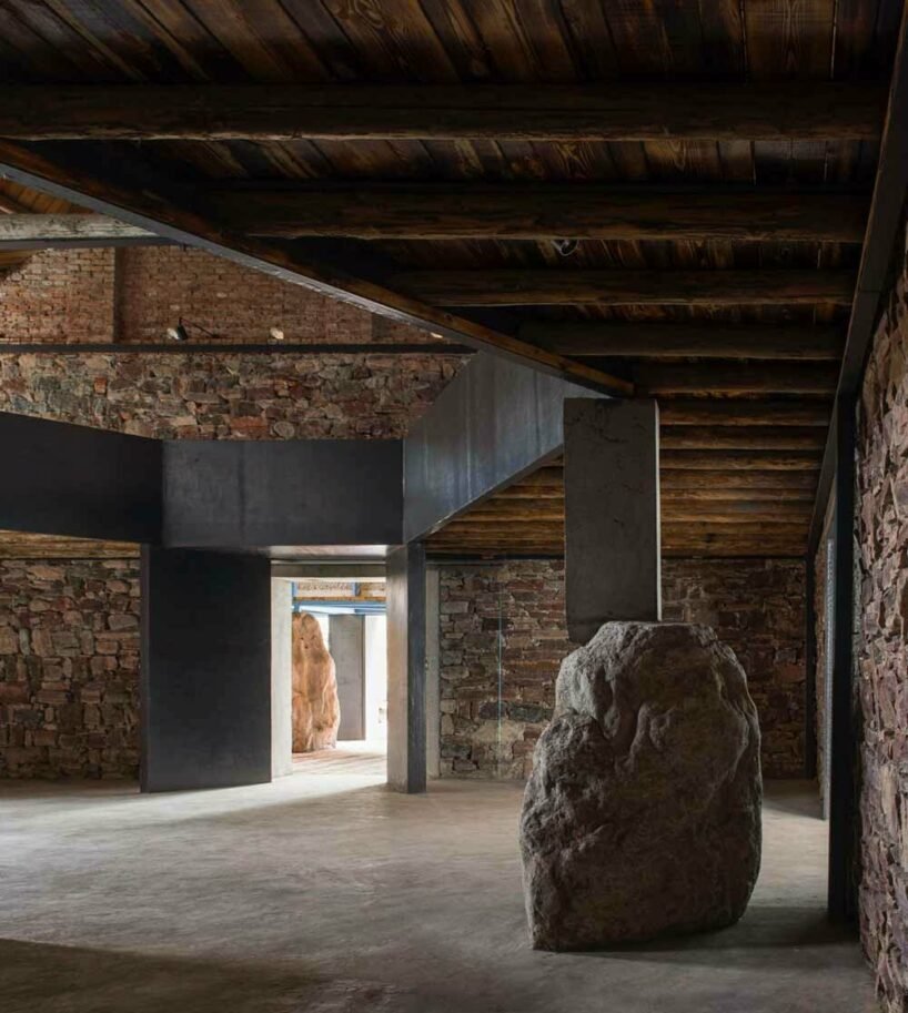 taihang xinyu art museum organically grows out of its rugged topography in rural china